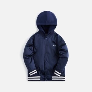 Kith Kids Gorman Navy Blue Hooded Jacket Size 6